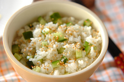 サッパリ漬け物の混ぜご飯