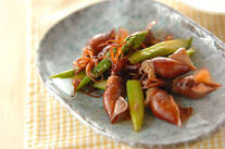 アスパラのバターしょうゆ炒め