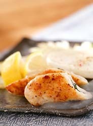 ささみのレモンソース