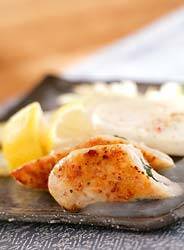 ささみのレモンソース