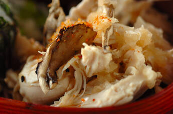 ささ身のみぞれ和え