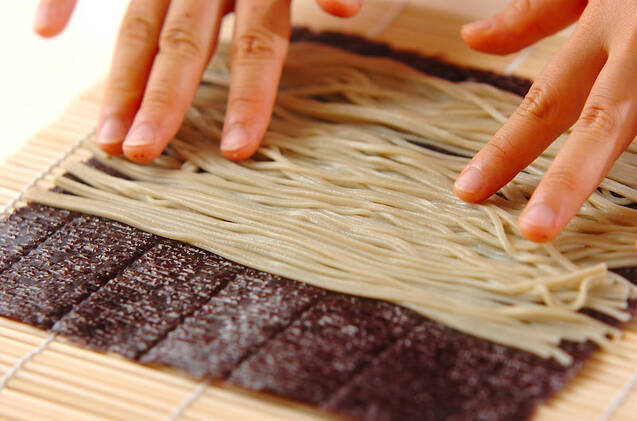 そば巻きの作り方の手順7