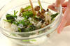 ホウレン草とジャコのおろし和えの作り方の手順4