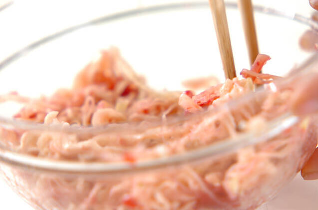 切干し大根の梅ハリハリの作り方の手順4