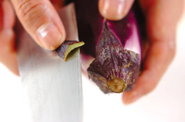 なすの簡単煮物 困ったらこれ！子供も食べやすいの作り方の手順1