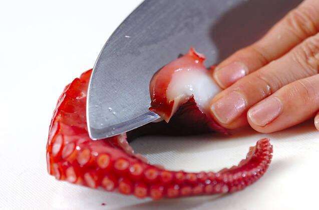 タコのマリネの作り方の手順1