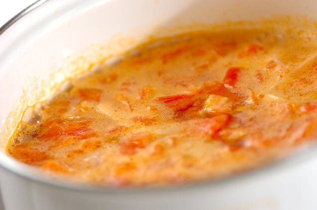 絶品！フレッシュトマトのコンソメスープの作り方の手順3