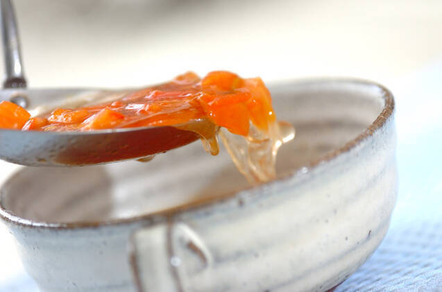 絶品！フレッシュトマトのコンソメスープの作り方の手順4