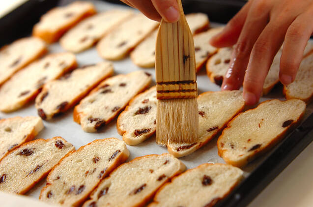 レーズンパンのラスクの作り方の手順3