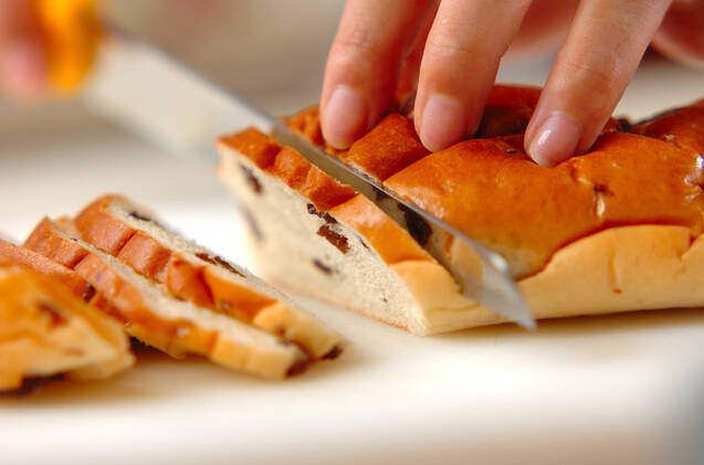 レーズンパンのラスクの作り方の手順1