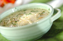 大根とアサリのミルクスープ