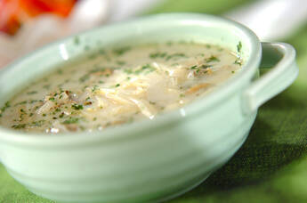 大根とアサリのミルクスープ