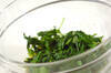 菊菜とエノキのお浸しの作り方の手順5