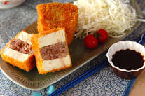 豆腐のソースカツ