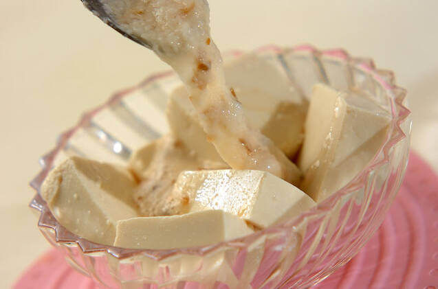 とろろと温泉卵のせ奴の作り方の手順3