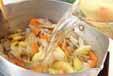 根菜キンピラ豚汁の作り方の手順5