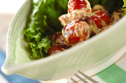 ソーセージのハーブマヨ和え