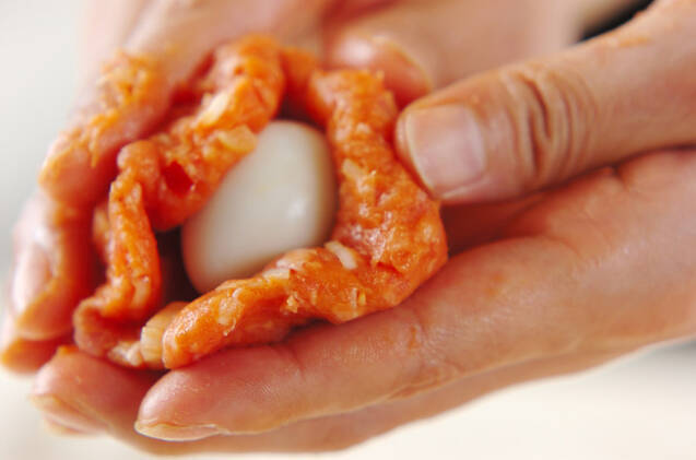 ピリ辛肉団子の作り方の手順4