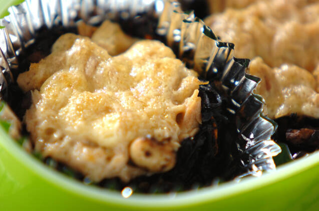 ヒジキ煮のツナマヨのせ焼き