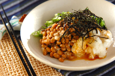 納豆のネバネバサラダ 副菜 レシピ 作り方 E レシピ 料理のプロが作る簡単レシピ