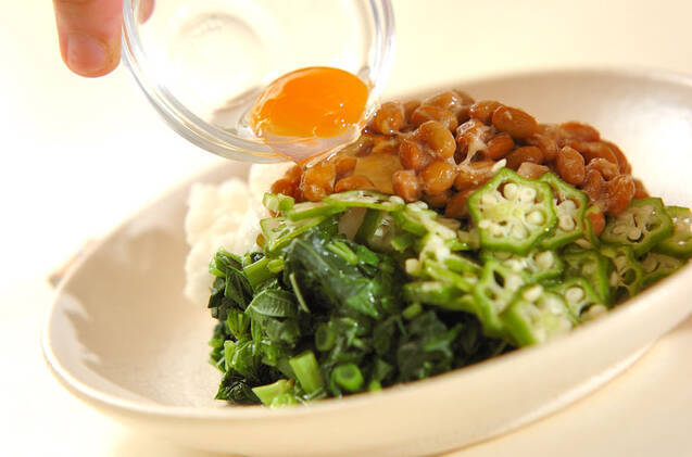 納豆のネバネバサラダの作り方の手順4