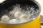 コーヒーソースがけ白玉の作り方3