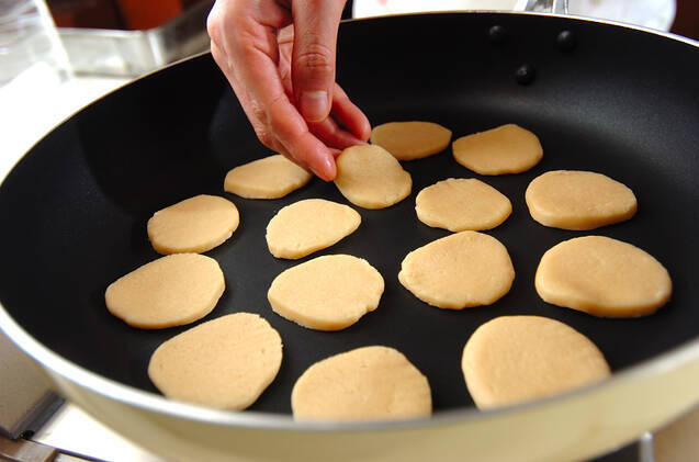メープルクッキーの作り方の手順2