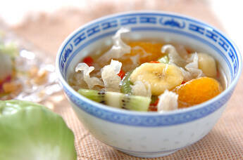 白キクラゲのデザート