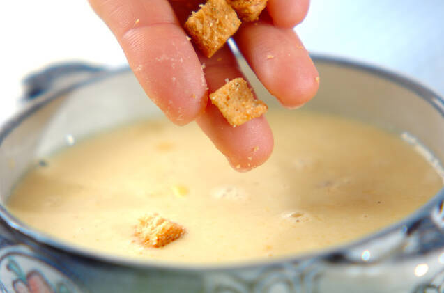 カレー風味コーンスープの作り方の手順2