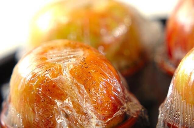 レンジバニラアップルの作り方の手順4