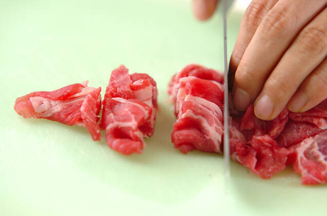 牛そぼろ混ぜご飯の作り方の手順1