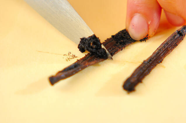 パイナップルのバニラシロップ漬けの作り方の手順2