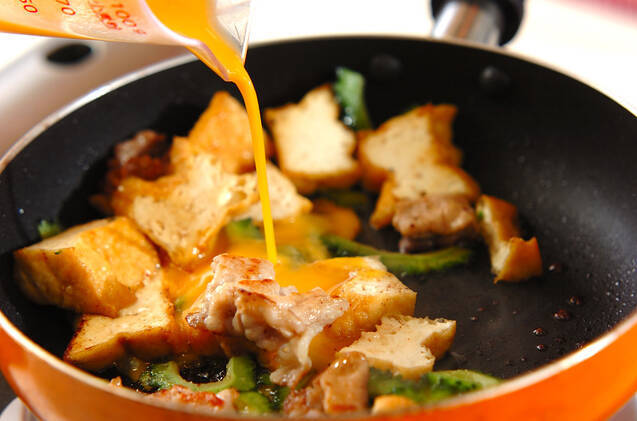 厚揚げのゴーヤチャンプルの作り方の手順3