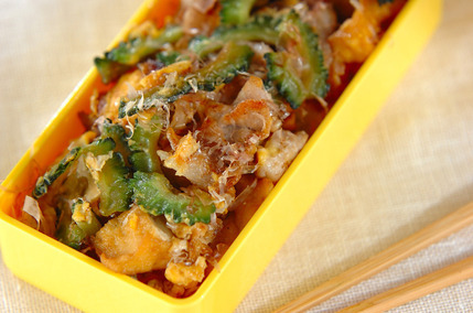 厚揚げのゴーヤチャンプル