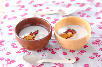 甘酒のデザート
