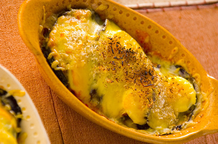 ナスのミートグラタン