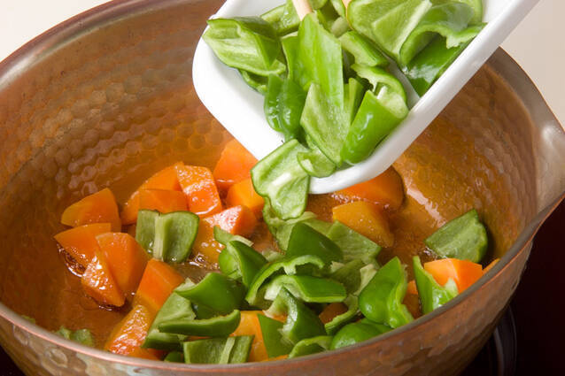 ピーマン豆板醤きんぴらの作り方の手順4