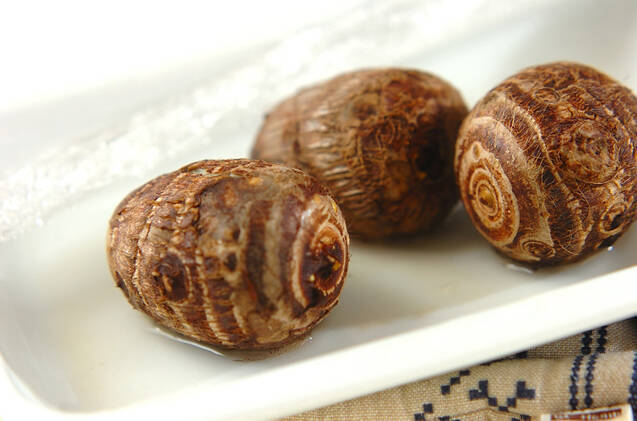 里芋のジェノバ和えの作り方の手順3