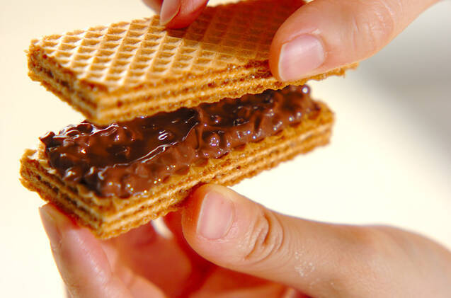 ウエハースのチョコサンドの作り方の手順3