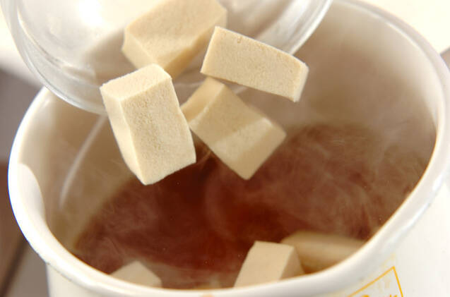 エンドウ豆の卵とじの作り方の手順5