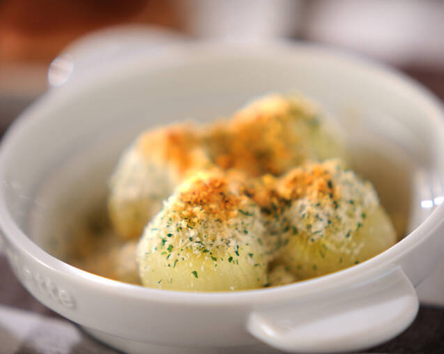 ペコロスのパン粉焼き  