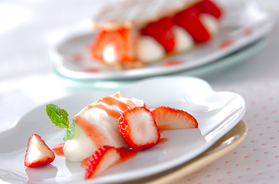 イチゴのマスカルポーネ レシピ 作り方 E レシピ 料理のプロが作る簡単レシピ