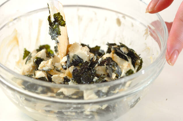 豆腐のゴマ和えの作り方の手順4