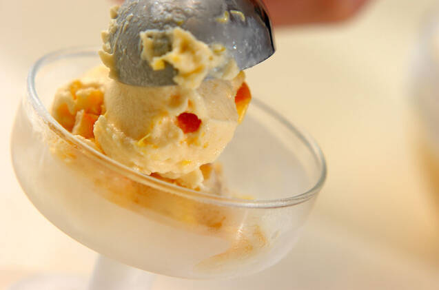 大人のウイスキーアイスの作り方の手順3