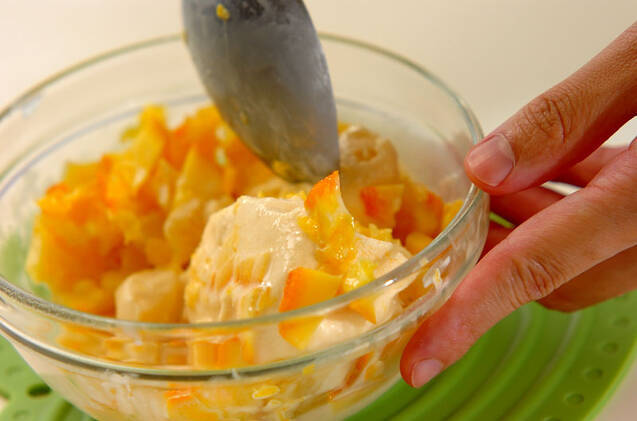 大人のウイスキーアイスの作り方の手順2