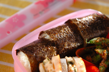 セロリのおにぎり