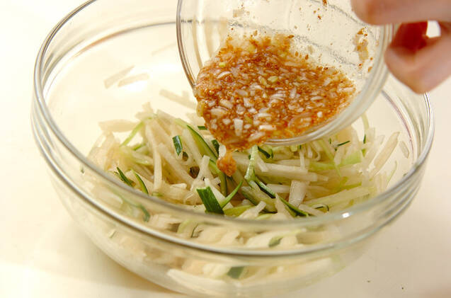 梨のフレッシュサラダの作り方の手順6