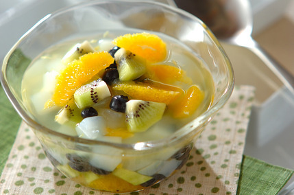 ナタデココ入りフルーツポンチ