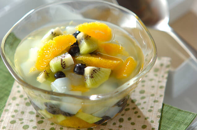 ナタデココ入りフルーツポンチ