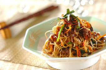 チャプチェ風素麺